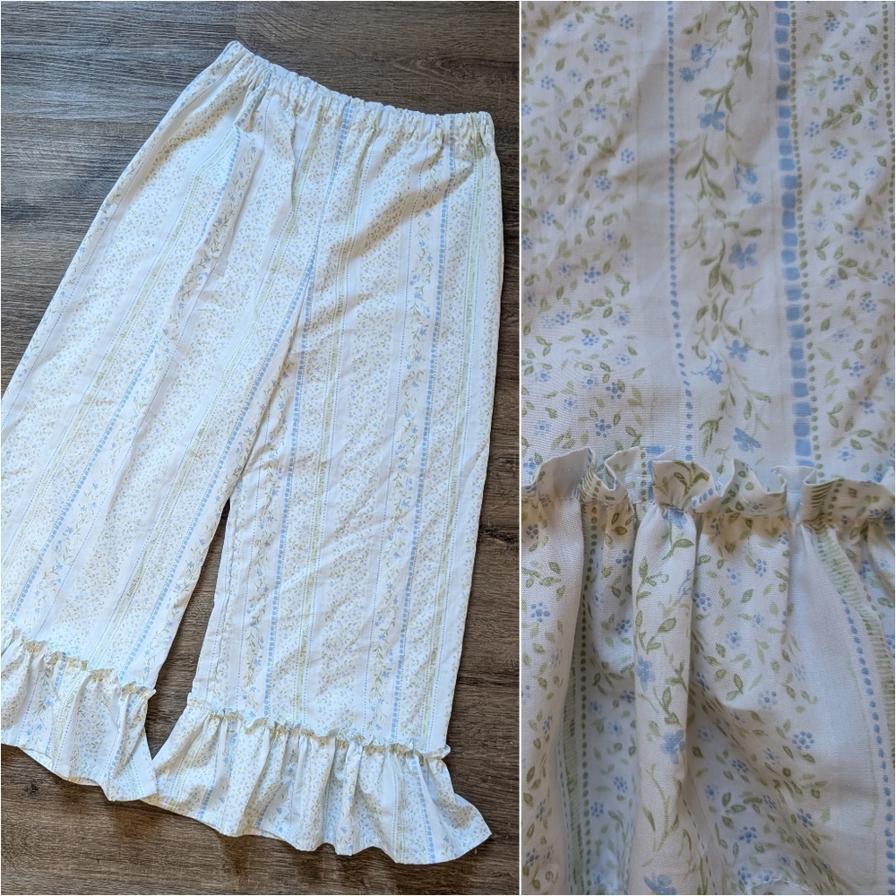 Jenny Ruffled Granny Bloomers - Armoire Collection Shabby Stripes 🧵🐦